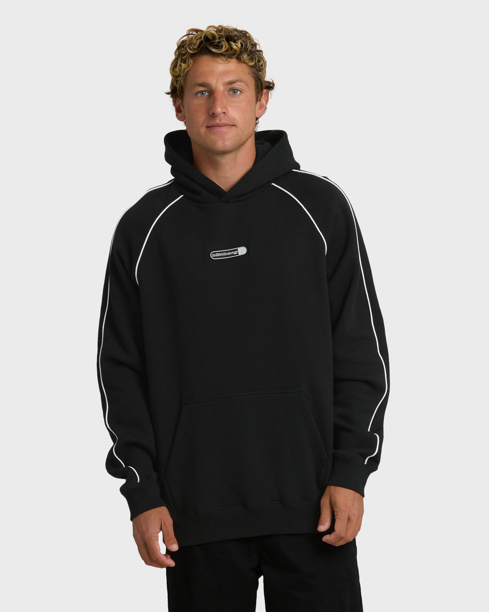 24A411670_BLK_OM-F.jpg Spec 73 Orbit Pop Pullover Hoodie - Black - Image 1