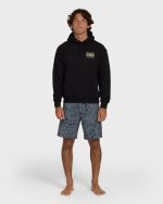 Haleiwa Rising Sun Pullover Hoodie  - Black - Image 3