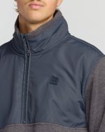 Boundary Blocked Mockneck Sweatshirt - Dusty Purple - Image 5