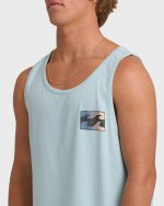 Crayon Wave Tank - Dusty Blue - Image 5