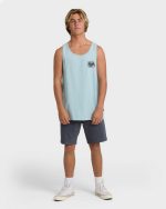 Crayon Wave Tank - Dusty Blue - Image 4