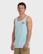 Crayon Wave Premium Tank - Dusty Blue - Image 3