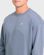 Rhodes Crewneck Sweatshirt - Denim Chambray - Image 5