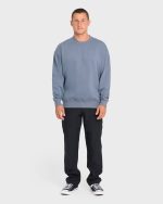 Rhodes Crewneck Sweatshirt - Denim Chambray - Image 4