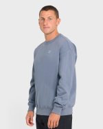 Rhodes Crewneck Sweatshirt - Denim Chambray - Image 3