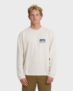 Compass Crewneck Sweatshirt - Oatmeal Heather. - Image 2