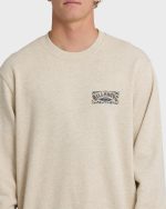 Short Sands Crewneck Sweatshirt - Oatmeal Heather. - Image 6