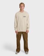 Short Sands Crewneck Sweatshirt - Oatmeal Heather. - Image 5