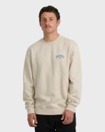 Short Sands Crewneck Sweatshirt - Bone Heather - Image 2