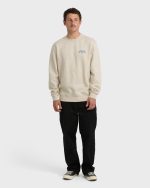 Short Sands Crewneck Sweatshirt - Bone Heather - Image 3