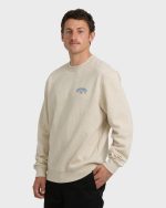 Short Sands Crewneck Sweatshirt - Bone Heather - Image 4