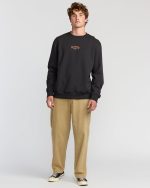 Short Sands Crewneck Sweatshirt - Washed Black - Image 5