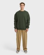 Fort Garage Crewneck Sweatshirt - Olive - Image 3