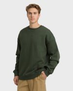 Fort Garage Crewneck Sweatshirt - Olive - Image 4