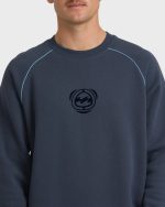 Bio Fleece Crewneck Sweatshirt - Vintage Navy - Image 2