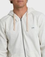 All Day Zip Front Hoodie - Light Gray Heather - Image 3