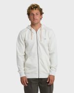 All Day Zip Front Hoodie - Light Gray Heather - Image 4