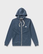 All Day Zip Front Hoodie - Midnight Blue - Image 6