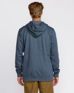 All Day Zip Front Hoodie - Midnight Blue - Image 5