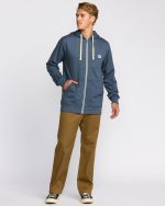 All Day Zip Front Hoodie - Midnight Blue - Image 3