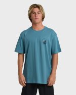Rockies Adiv Premium Short Sleeve T-Shirt - Vintage Blue - Image 2