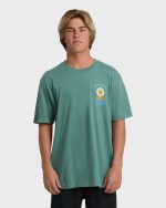 Sun Down Adiv Premium Short Sleeve T-Shirt - Sea Green - Image 2