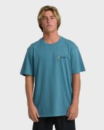 Make Tracks Adiv Premium Short Sleeve T-Shirt - Vintage Blue - Image 2