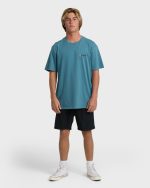 Make Tracks Adiv Premium Short Sleeve T-Shirt - Vintage Blue - Image 4