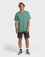 Pure Intentions Wave Washed Premium Short Sleeve T-Shirt - Sea Green - Image 6