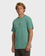 Pure Intentions Wave Washed Premium Short Sleeve T-Shirt - Sea Green - Image 5