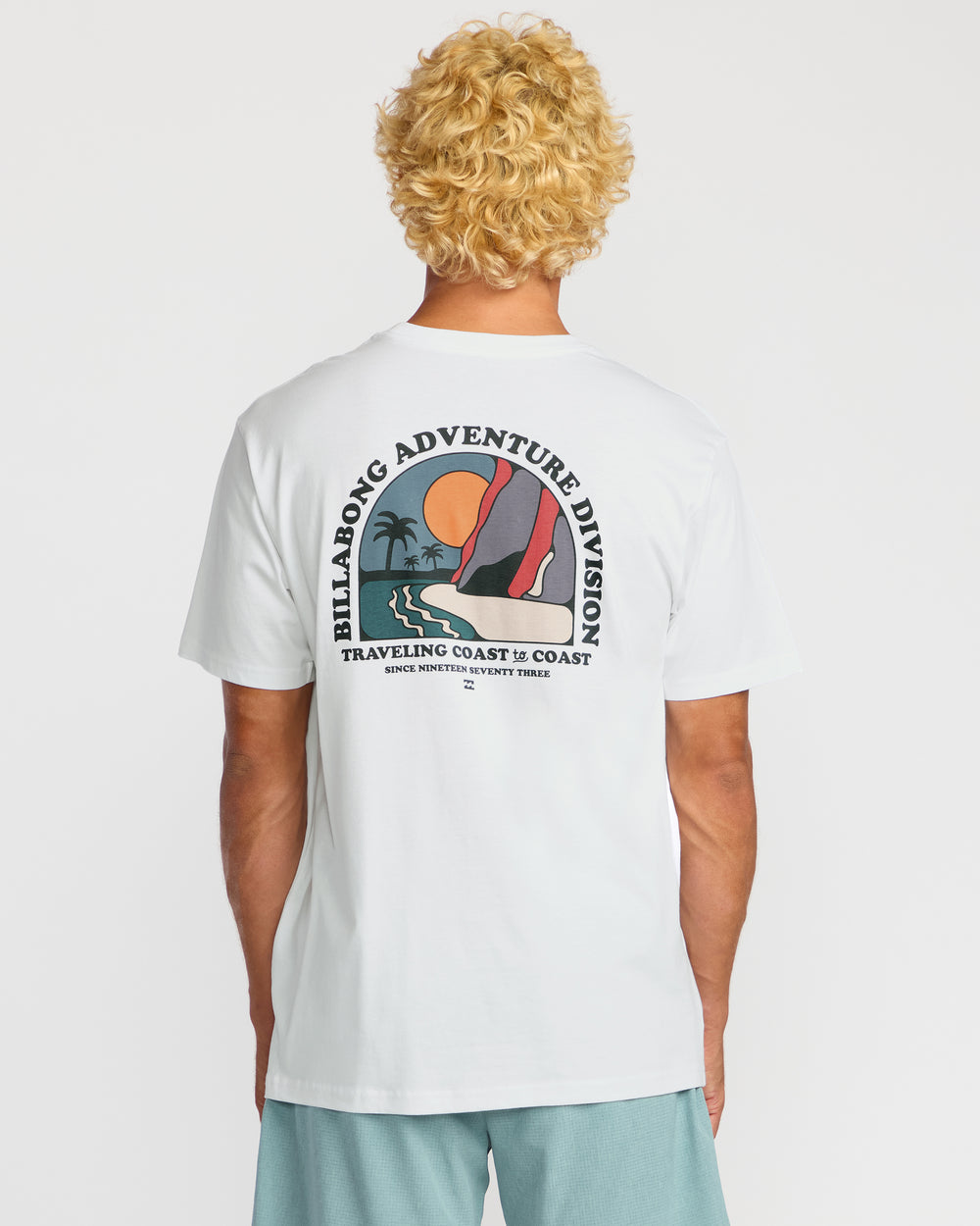 24A503503_WHT_OM-B.jpg Sundown A/Div Short Sleeve T-Shirt - White - Image 1
