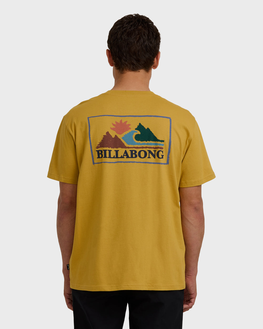24A504501_MUS_OM-B.jpg A/Div Range Premium Short Sleeve T-Shirt - Mustard - Image 1