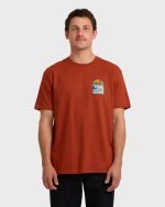 A/Div Sundown Short Sleeve T-Shirt - Brick - Image 2