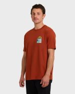 A/Div Sundown Short Sleeve T-Shirt - Brick - Image 4