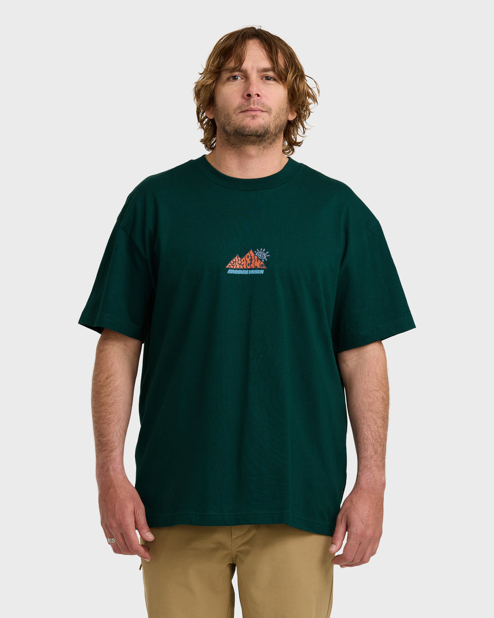 24A504509_SUG_OM-F.jpg A/Div Reach The Peak OG Short Sleeve T-Shirt - Spruce Green - Image 1