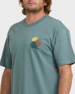 Canyons Regular Short Sleeve T-Shirt - Sea Blue - Image 5