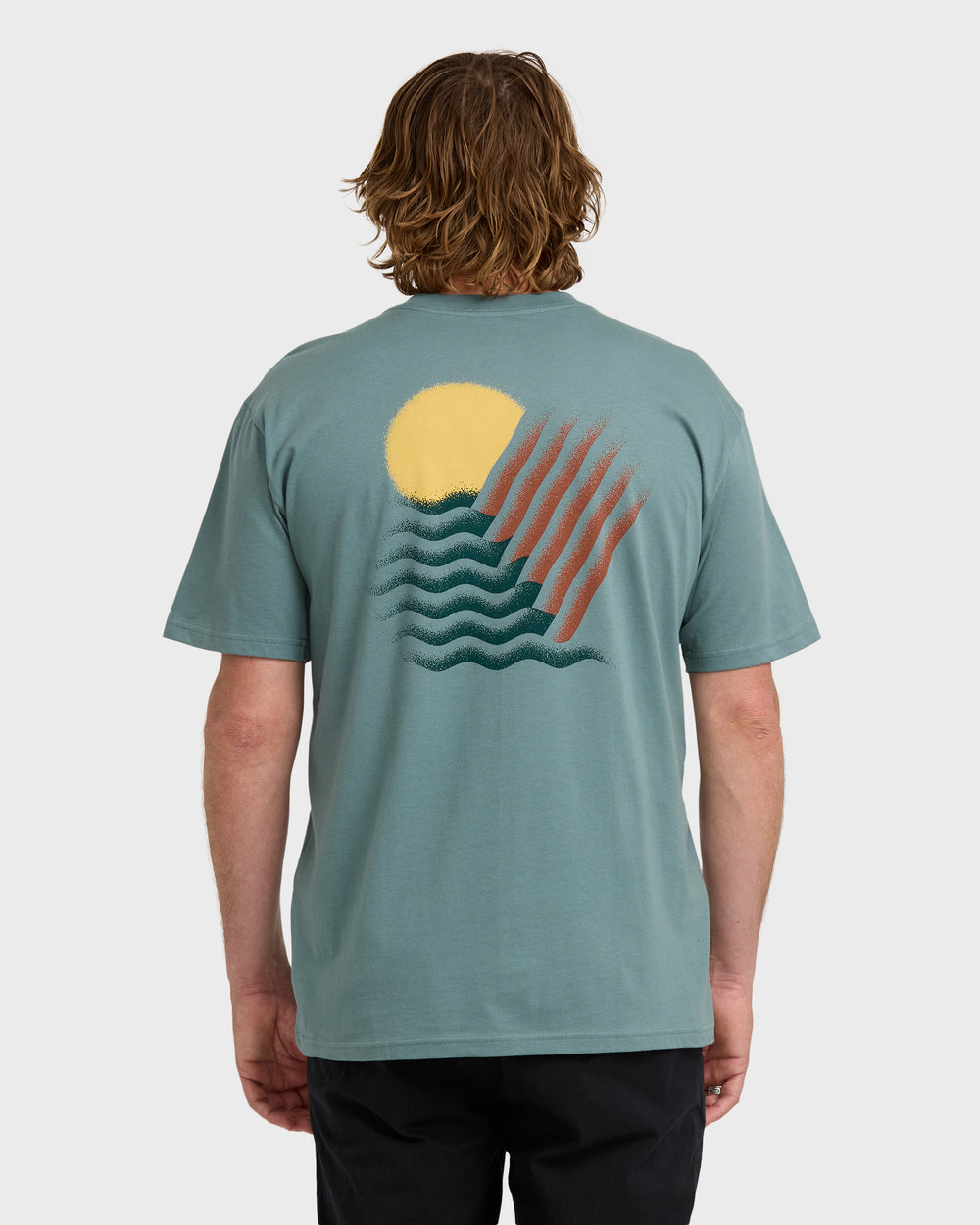 24A504512_SBL_OM-B.jpg Canyons Regular Short Sleeve T-Shirt - Sea Blue - Image 1