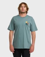 Canyons Regular Short Sleeve T-Shirt - Sea Blue - Image 2