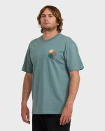 Canyons Regular Short Sleeve T-Shirt - Sea Blue - Image 4
