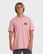 Crayon Wave Premium Short Sleeve T-Shirt - Vintage Pink - Image 2