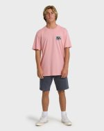 Crayon Wave Premium Short Sleeve T-Shirt - Vintage Pink - Image 5