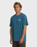 Single Fin Premium Short Sleeve T-Shirt - Real Teal - Image 3