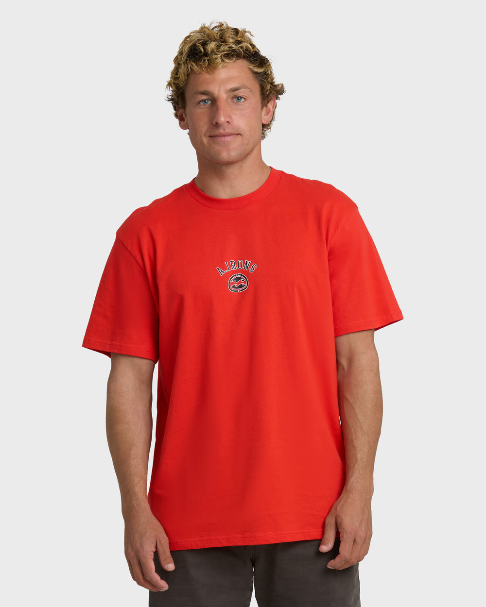 24A521618_RED_OM-F.jpg A.I. Bio Wave Premium Short Sleeve T-Shirt - Red - Image 1