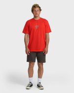 A.I. Bio Wave Premium Short Sleeve T-Shirt - Red - Image 3