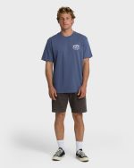 Flower Premium Short Sleeve T-Shirt - Vintage Indigo - Image 4