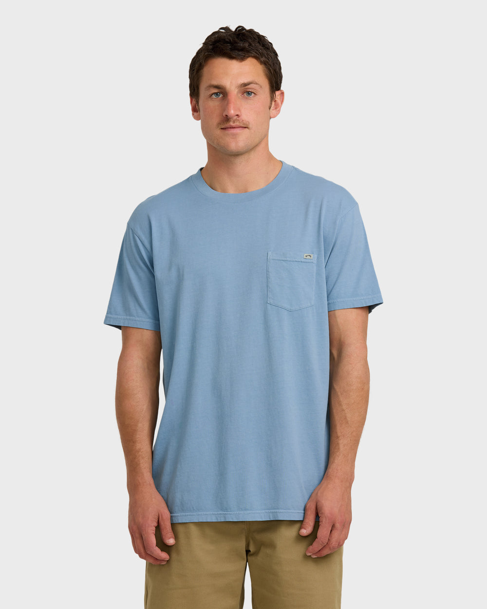 24A523504_DEN_OM-F.jpg Essential Premium Wave Wash T-Shirt - Denim - Image 1