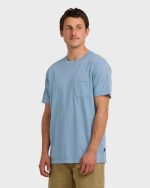 Essential Premium Wave Wash T-Shirt - Denim - Image 4