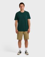 Essential Premium Wave Wash T-Shirt - Forest - Image 3