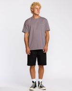 Essential Premium Wave Wash T-Shirt - Grey Violet - Image 4