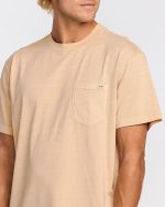 Essential Premium Wave Wash T-Shirt - Light Khaki - Image 5